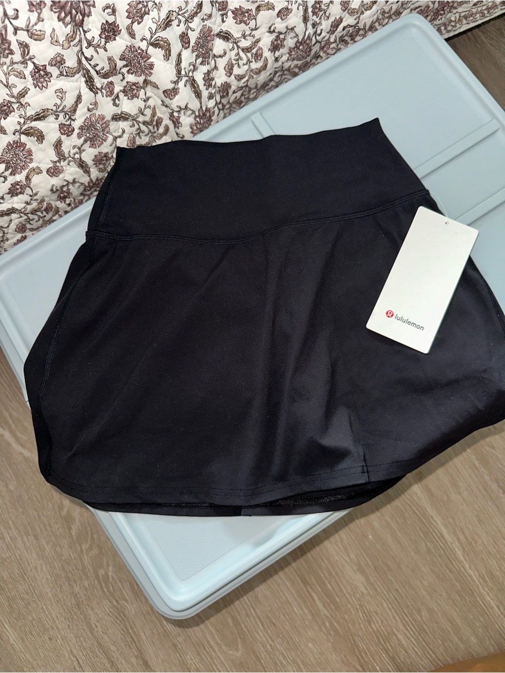 lululemon athletica Black Athletic Mini Skirt with Tag